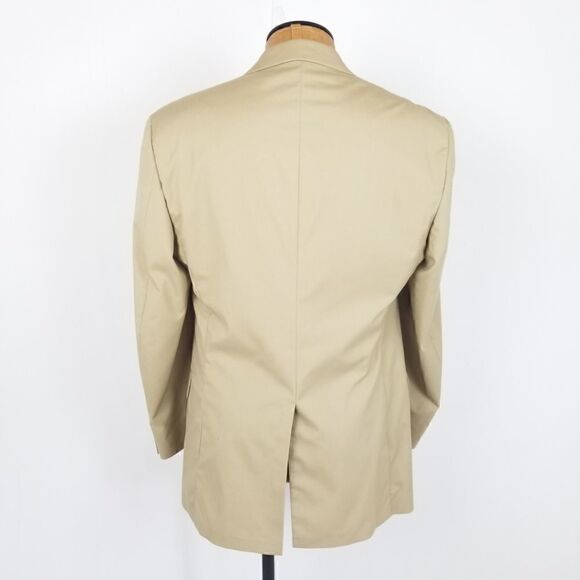 Brooks Brothers Brookscool Poplin Khaki Sport Coat - Picture 8 of 8